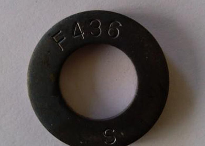 Black Metal Flat Washers HV200 With Surface Hardness USS F436 Standard