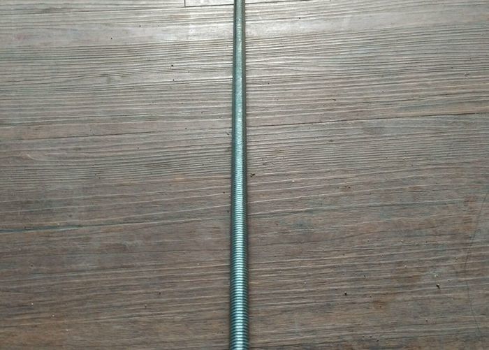 Grade 4.8 Iron Material Full Threaded Rod , Threaded Steel Bar Anti Corrosion