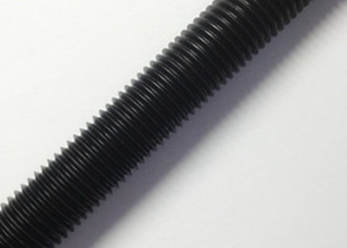 Black Full Threaded Rod High Tensile Threaded Bar DIN Standard For Equipment