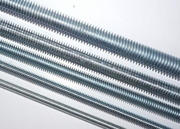 1-3/4-12 x 1239; Zinc Plated Low Carbon Steel Threaded Rod