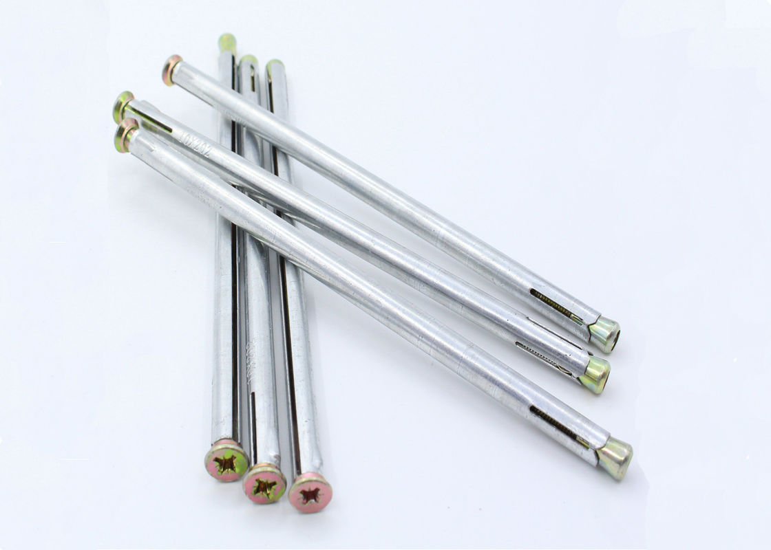 Carbon Steel  cold  forging  metal  frame  Anchors Grade 4.8 ZnP Color  and  DIN  stadard