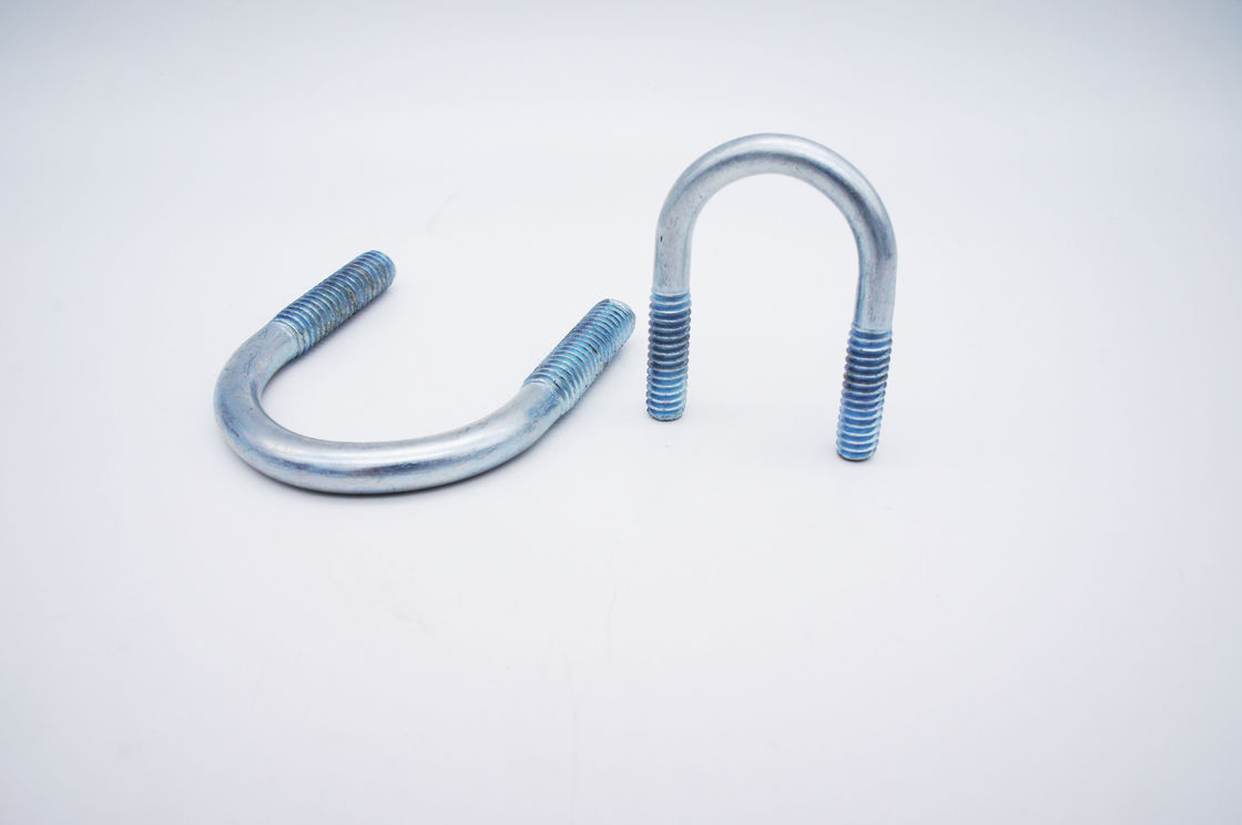 half  thread  U  TYPE   BOLT  WITH  DIN975  standard  zinc  plated carbon  steel  meterial   fasteners