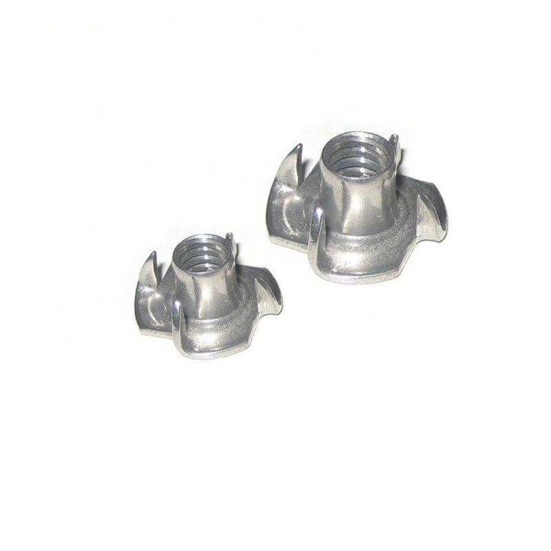 4.8/8.8 Grade Four Jaw Nut Carbon Steel Zinc Plain Four Jaw Din1624