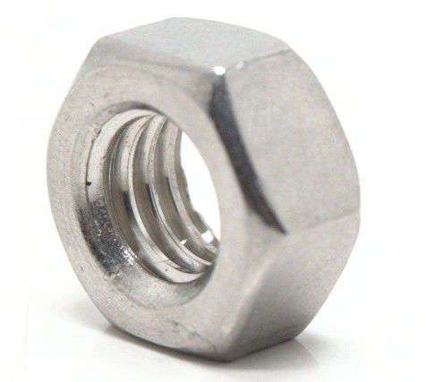 A2 Ss304 Thin Hex Nut Din 934 Stainless Steel Fasteners