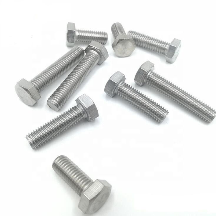 high-quality Din 933 Carbon Steel Hot Dip Galvanized Hexagon Bolt Industrial Part M3-M56