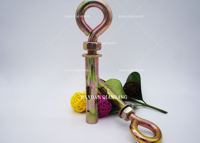 M6M12 Sleeve Heavy Duty Eye Bolt Anchor , DIN BSW ANIS Standard Eye