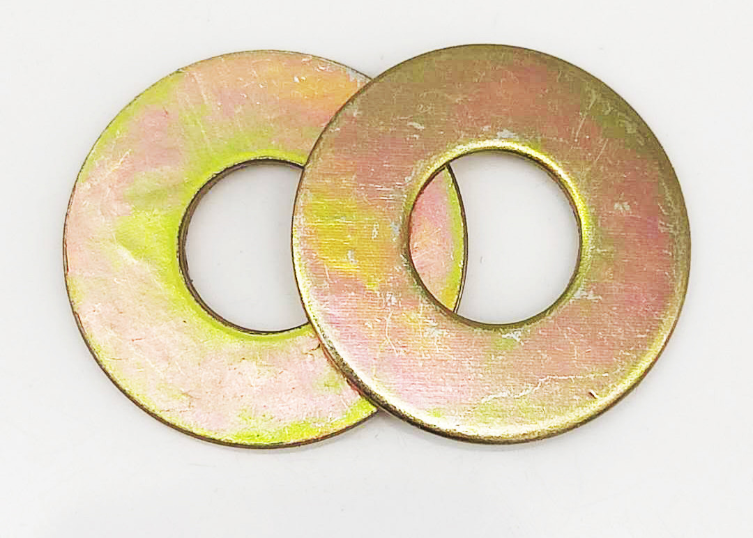 Zinc Plated Round DIN 9021 Steel Flat Washers M8M64 Size High Precision