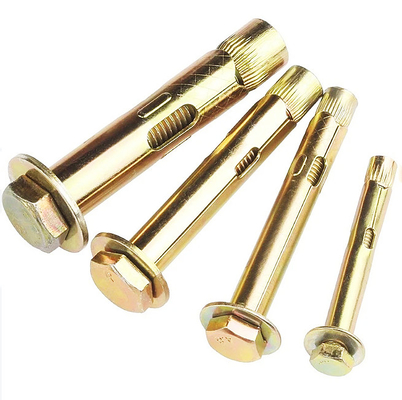 uxcell10pcs M6x45mm Thread Expansion Bolt Sleeve Anchor for 6mm-13mm Hollow Wall
