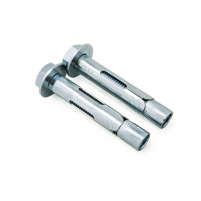 Hex Expansion UNC UNF Sleeve Anchor Bolt M24 Yellow Zinc Plated